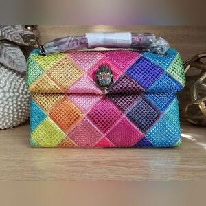 Kurt Geiger Medium Fabric Kensington Bag.